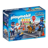 Playmobil 6924 City Action Control De Policía- Original