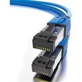 Cable De Parche Ethernet Cat8 Certificado [40 Gbps, Dob...
