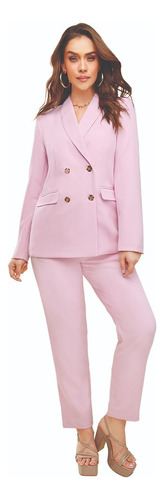 Saco Formal Mujer Rosa 915-16