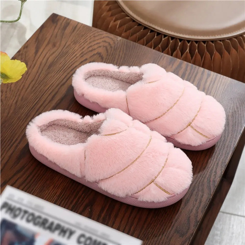 Bonitas Pantuflas De Algodón Con Diseño De Pan For Moda