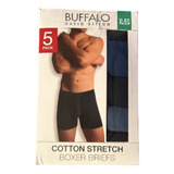5 Pack Boxer Buffalo Hombre Adulto Cotton Stretch 