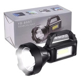 Foco Linterna Para Cazar Linterna Camping Solar Usb Yd-899t