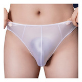 Tangas Sexy Para Hombre, Bragas Transparentes Y Brillantes