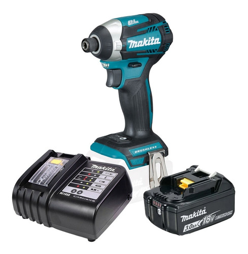 Kit Parafusadeira Dtd154z Makita Bateria +carregador Dc18sd