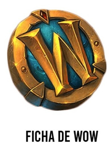 Ficha Wow, Tiempo De Juego World Of Warcraft, Token, 30 Dias