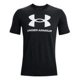 Polera Hombre Sportstyle Logo Negro Under Armour