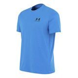 Remera Under Armour Hombre Sportstyle Manga Corta Celeste