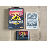 Jurassic Park Completo -- 100% Original -- Sega Mega Drive