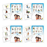 Tarjeta Didactica - Yo-yee Verbs Flash Cards In German - 4 S