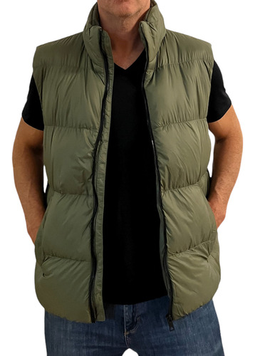 Chaleco Campera Puffer Hombre Pluma Sintetica Ultra Light