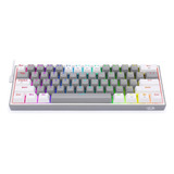 Teclado Gamer Redragon Fizzpro K616-rgb Red Ing Gris-blanco Color Del Teclado Gris/blanco Idioma Inglés Us