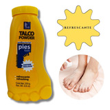 Talco Powder Desodorante Antibacterial Para Pies 250g