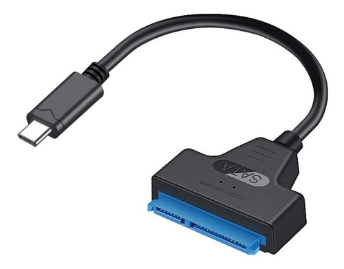 Cable Adaptador Usb 3.1 Tipo C A Sata Para Hdd Y Ssd De 2.5 