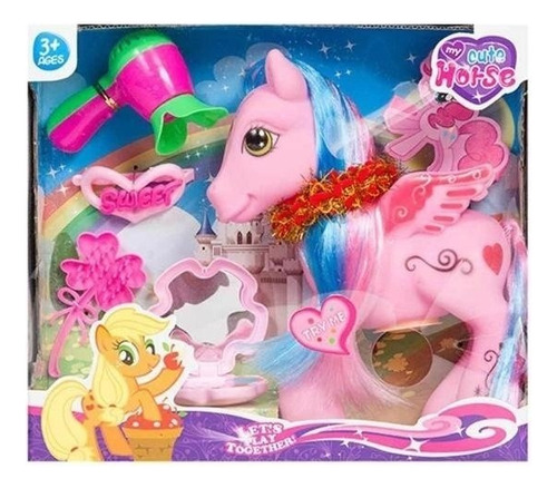 Pony Unicornio Coleccion Para Peinar Juguete Sonido Y Luz