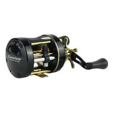 Carretel Carretilha Marine Sports Caster Power Plus 400 Esquerdo Color Preto