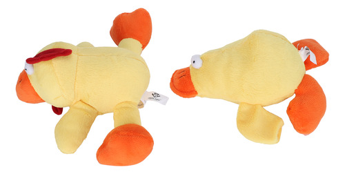 Peluche Para Mascotas Big Mouth, Juego De Pato Y Pollo Bb In