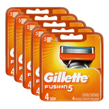 Carga Refil Lamina Gillette Fusion 5 - 20 Cartuchos
