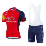 Uniforme Ciclismo Ineos 2023 Jersey Short Bib Bici Ruta Mtb