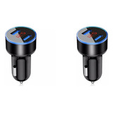 Adaptador Cargador Coche 2pcs Doble Usb 17.5w