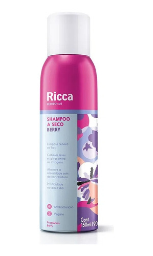 Shampoo A Seco Shakeberry 150ml Ricca
