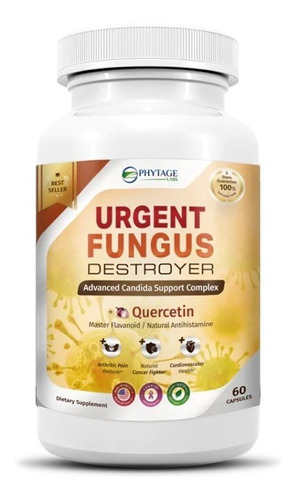 Phytage Labs | Urgent Fungus Destroyer | 60 Capsules