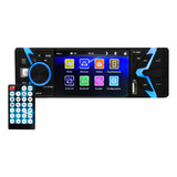 Rádio Som Carro 1 Din Mp4 Tela 4.2  Bluetooth Cabo Usb 240 W