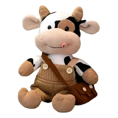 Peluche Vaca 30cm Para Incluye Ropa . A Aaa ~w