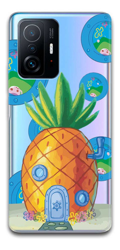 Funda Bob Esponja 11 Transparente Para Xiaomi Todos