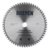 Disco Sierra Circular 9 1/4 23cm Bremen 7821 48 Dientes Color Plateado