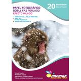 Papel Fotográfico Con Glitter Efecto Hilado A4/260gr/20hojas