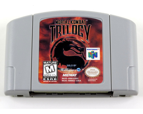 Mortal Kombat Trilogy Nintendo 64 N64 Americano