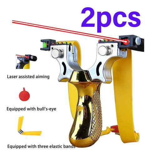 2 Peças Apontando Estilingue Ao Ar Livre Catapulta Tiro Disp
