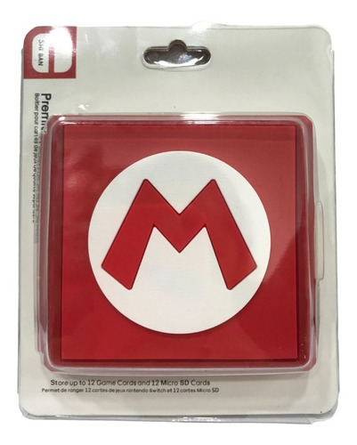 Portajuegos M Mario Nintendo Switch (caben 12 Juegos)