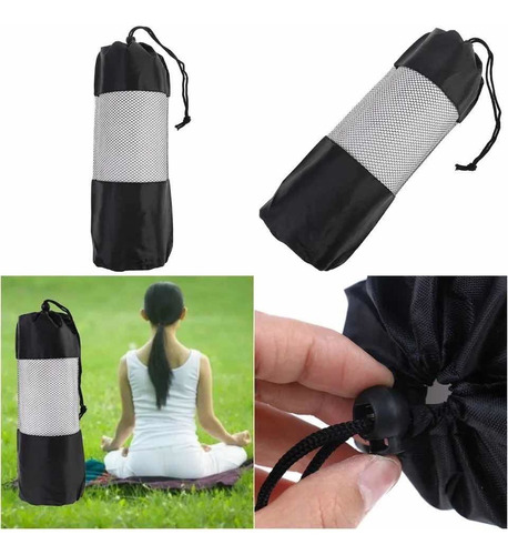 Bolso Nylon Ajustable Para Mat Yoga Ejercicio Gym Fitness 