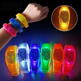 35 Pulseiras Led Pisca Conforme Batida Musica Tipo Coldplay