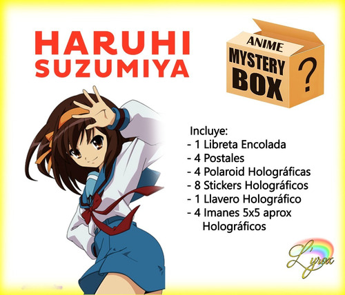 Haruhi Suzumiya Mystery Box Caja Misteriosa Anime Manga