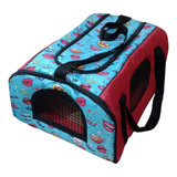 Bolso Semi Rígido Perro Gato Apto Cabina Avión 55x40x23 Iata