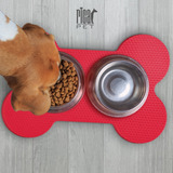 Tapete Para Refeição Pet - Cão E Gato - 50x30cm