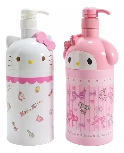 Jabonera Hello Kitty Melody Cute Shampoo Gel De Ducha 1l