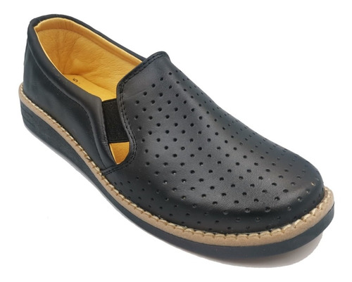 Zapato Cómodo Dama Pie Diabético O Delicado, Piel Mc445 H