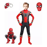 Traje De Spiderman Niños Cosplay Ropa Con Máscara Ropa