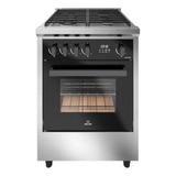 Cocina Prego Morelli 4 Hornallas 60 Cm Puerta Vidrio Touch 