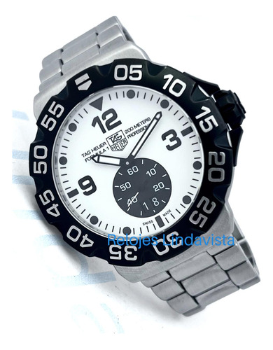 Reloj Tag Heuer Formula 1 Grande Date Blanco Acero