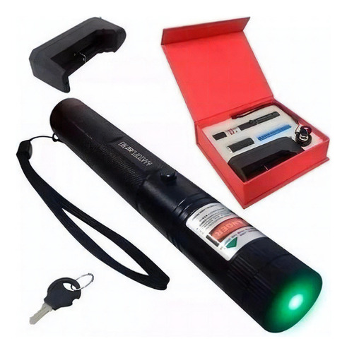 Caneta Laser Pointer Verde Forte Profissional Recarreg 50km