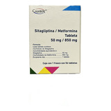 Sitagliptina / Metformina 50mg/850mg Caja Con 56 Tabletas