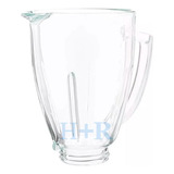 H + R Vaso Compatible Oster Redondo Vidrio Contemporaneo