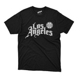 Remera Basket Nba Los Angeles Clippers Negra Logo The City