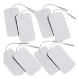 8 Electrodos Parches Pads Cola De Raton Tens Ems 10x5 Cm 