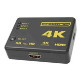 Switch Hdmi 4k 3x1 Con Control Remoto Tl339 - Crazygames