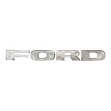 Emblema Ford Cofre Camion Letras Metalicas Cromo 